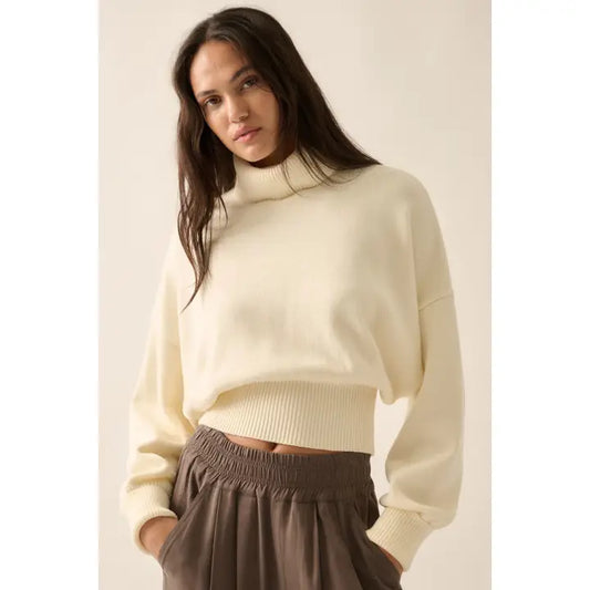 All Cozied Up Cropped Sweater