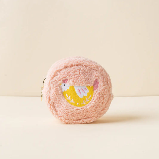 Teddy Pouch-Circle Spring Chicken
