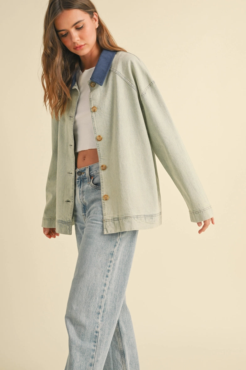 Corduroy Collar Barn Jacket