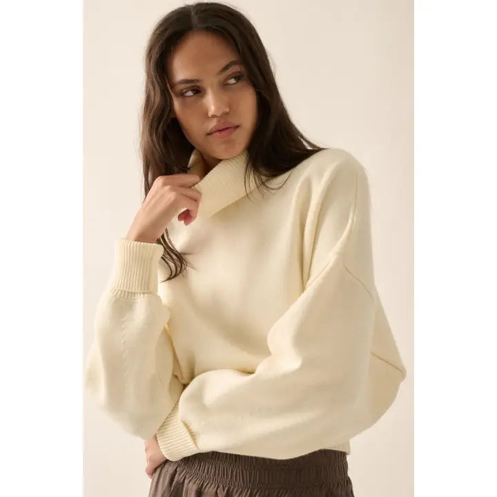 All Cozied Up Cropped Sweater