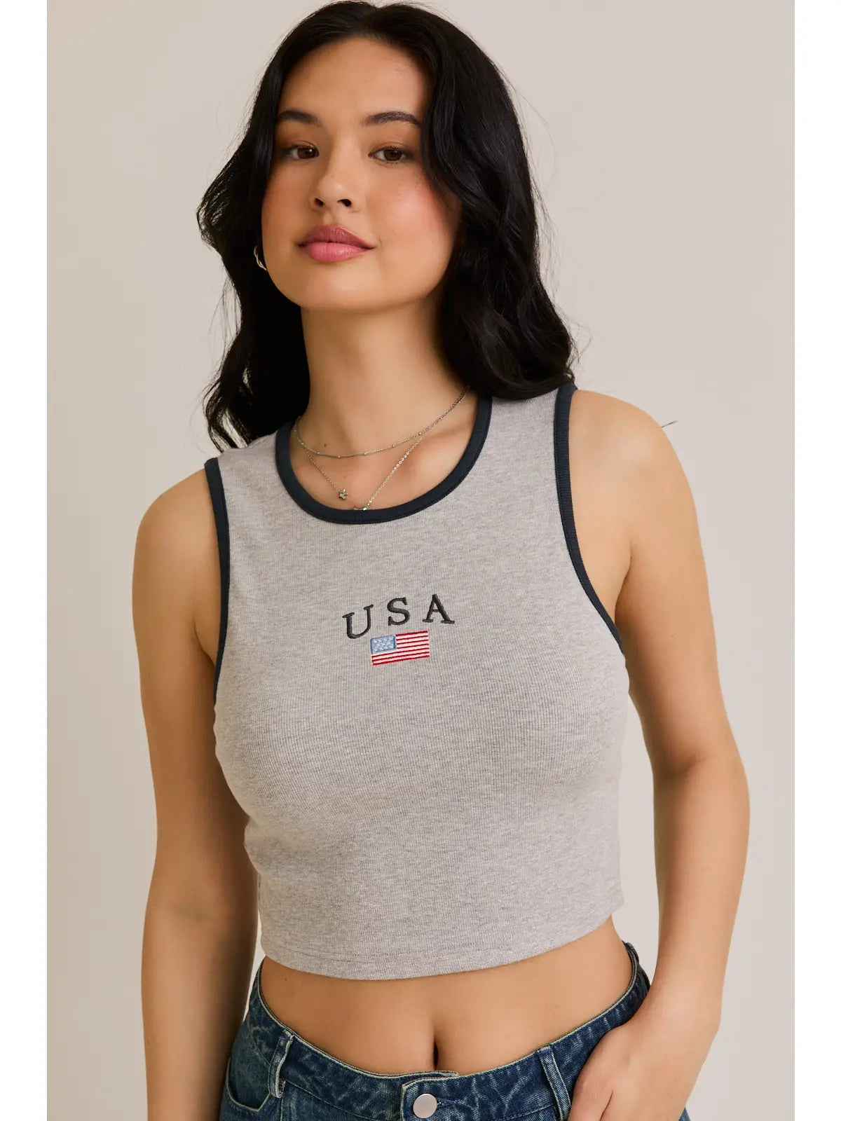 USA Crop Tank