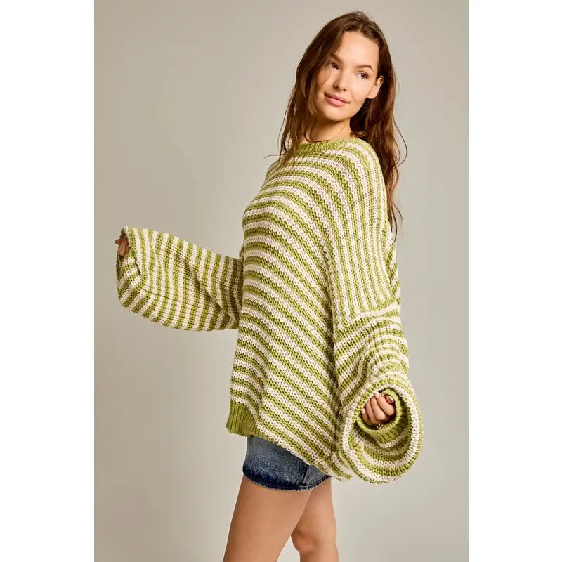 Greenie Stripe Sweater