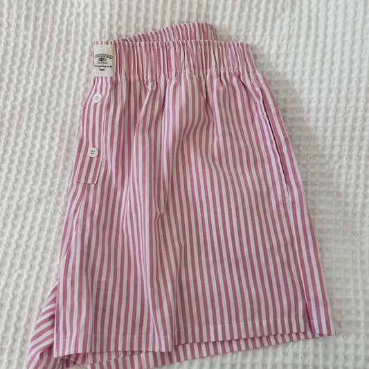 Everyday Boxer Shorts (Pink Stripes)
