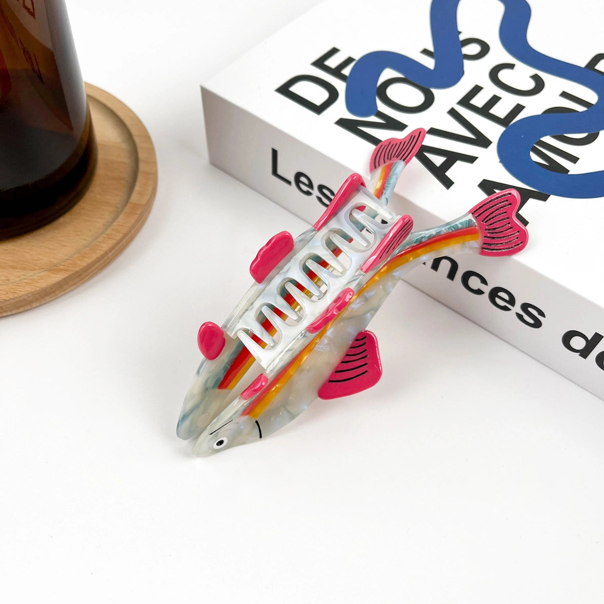 Colorful Fish Claw Clip