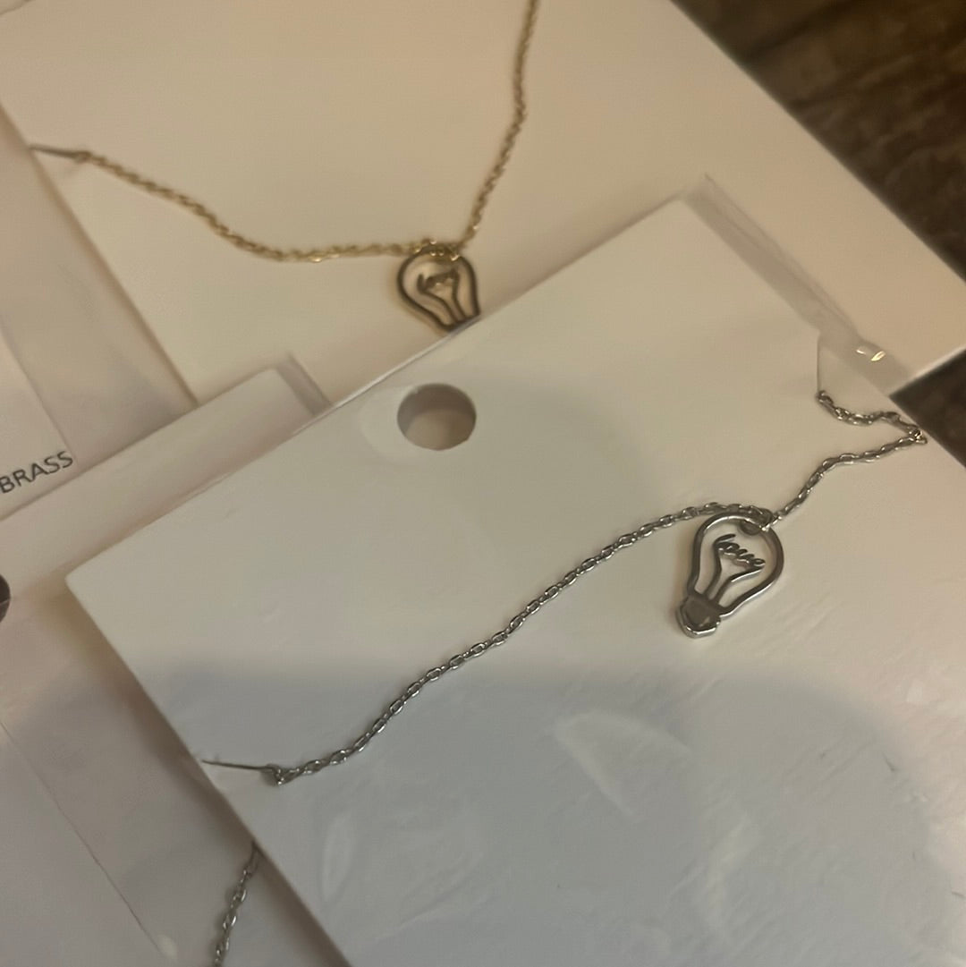 Light Bulb Necklace