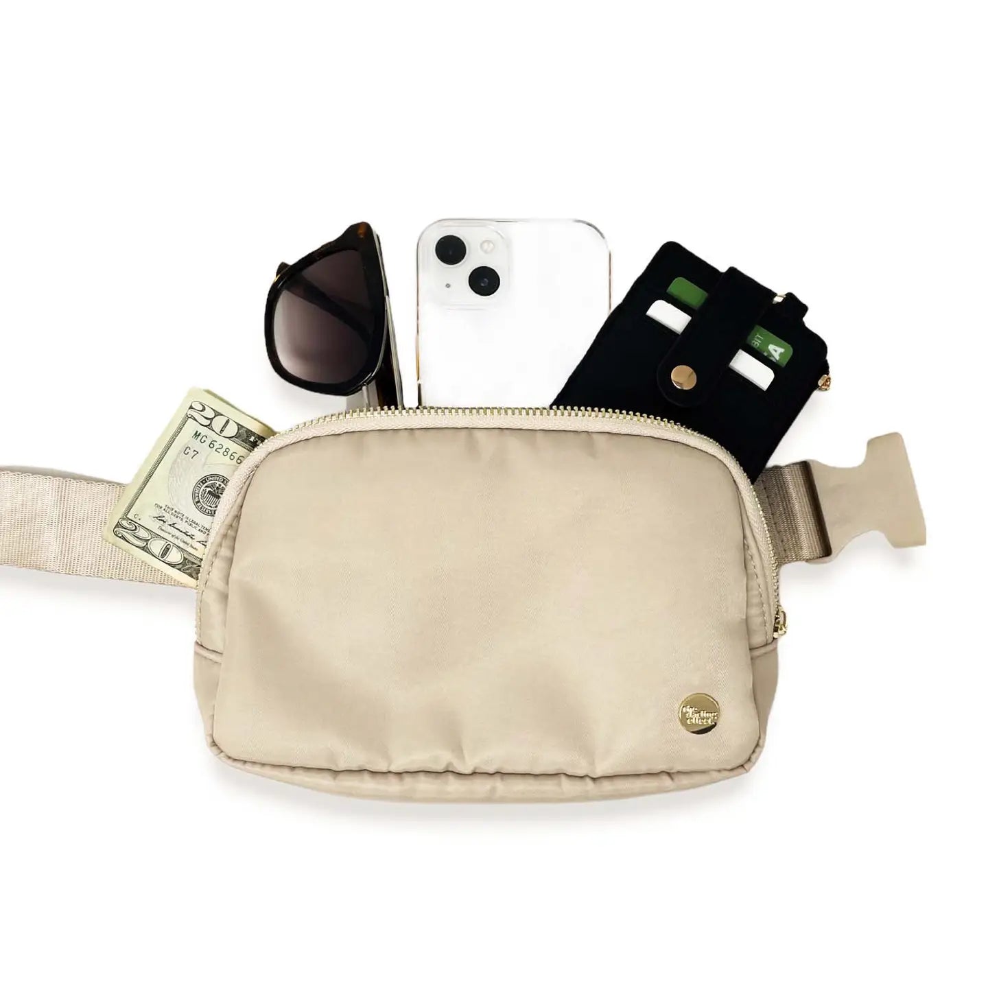 All You Need Belt Bag with Hair Scarf - Natural Beige