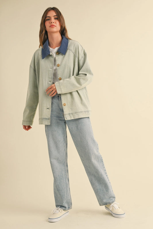 Corduroy Collar Barn Jacket