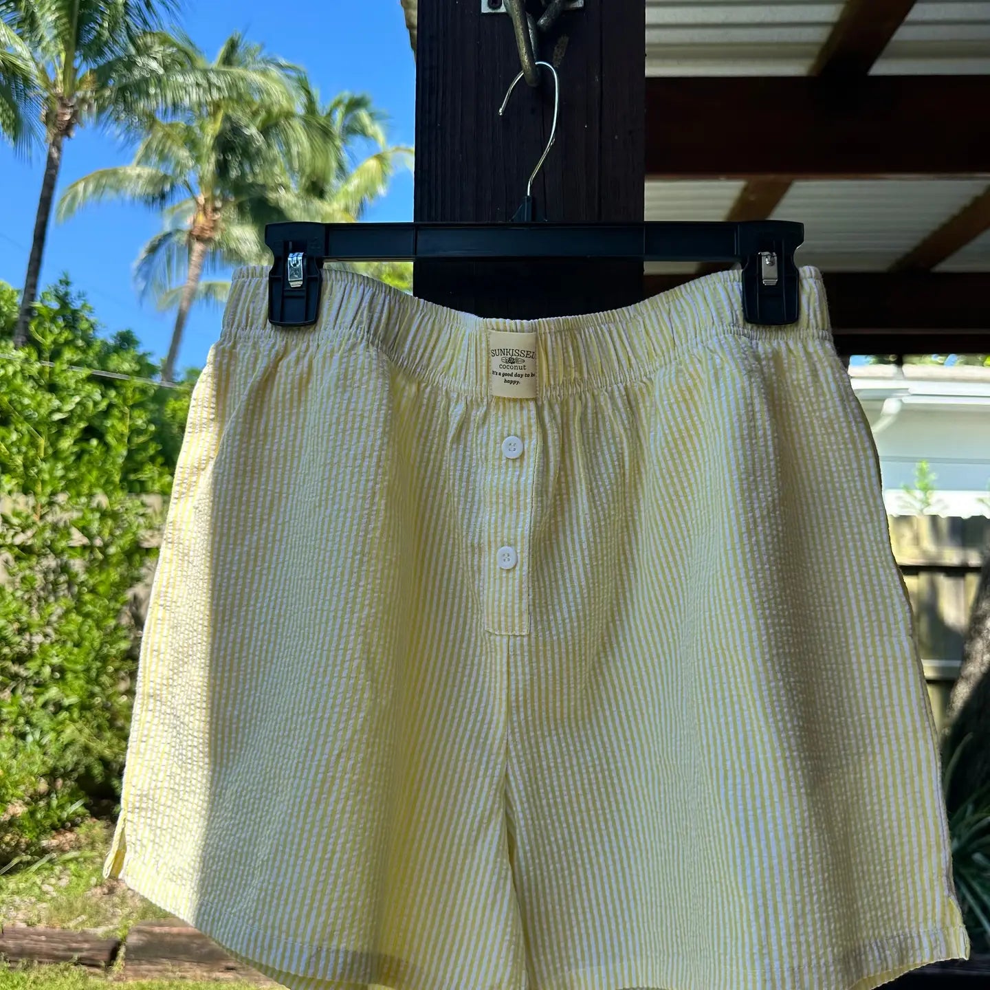 Everyday Boxer Shorts (Yellow Stripes)