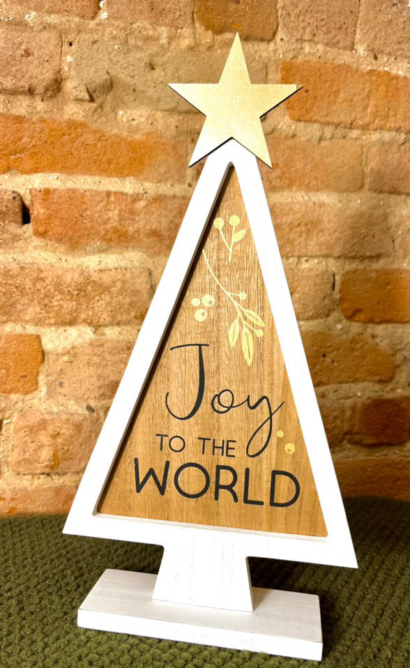 Joy To The World Tree Sign