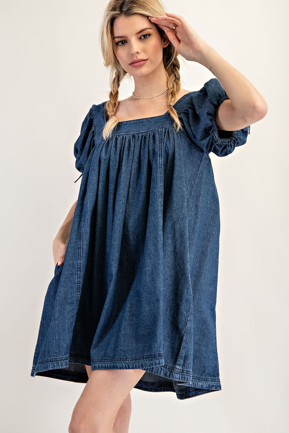 Denim Dreams Mini Dress