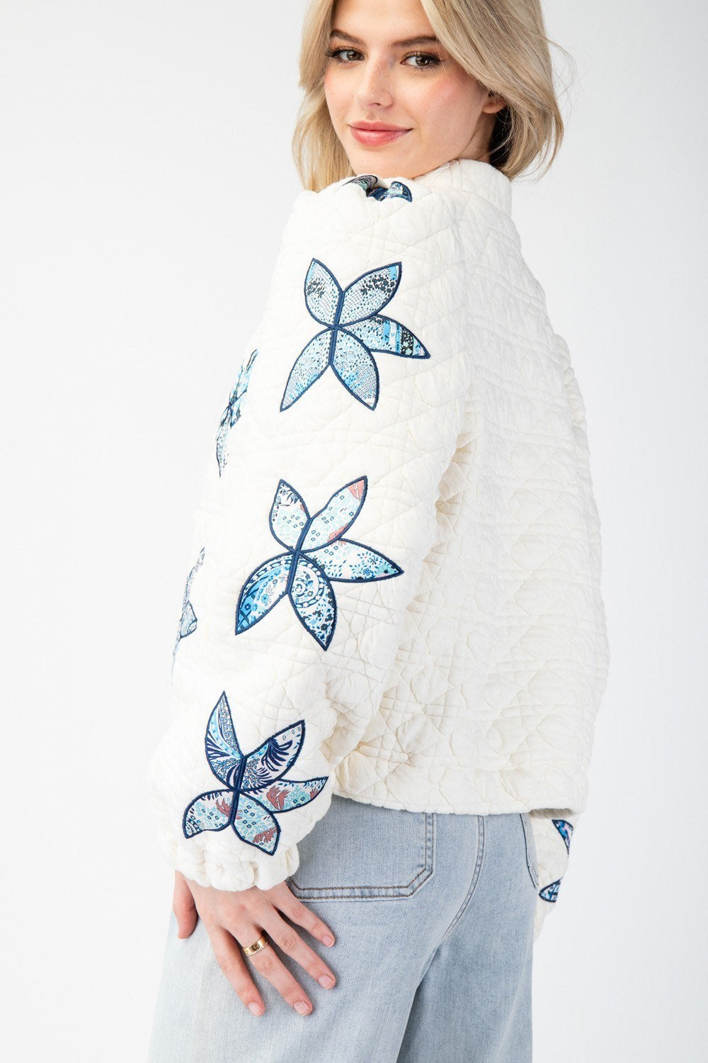 Flower Quilted Jacket