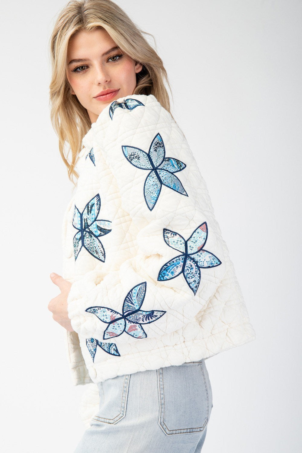 Flower Quilted Jacket