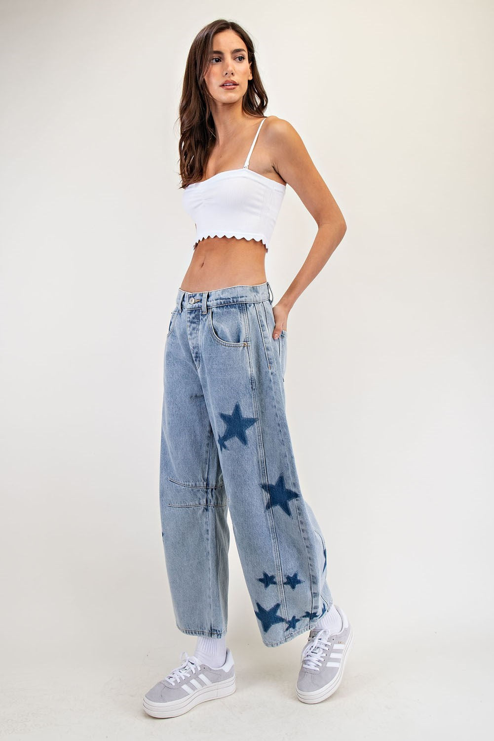 Star Barrel Jeans