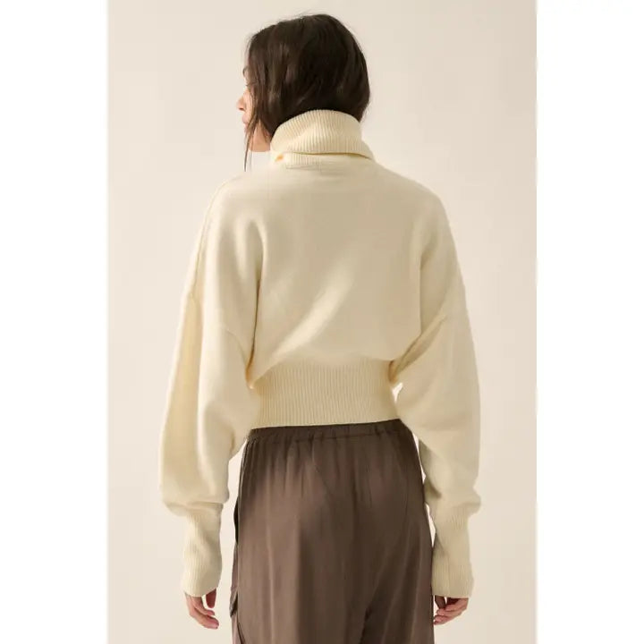 All Cozied Up Cropped Sweater