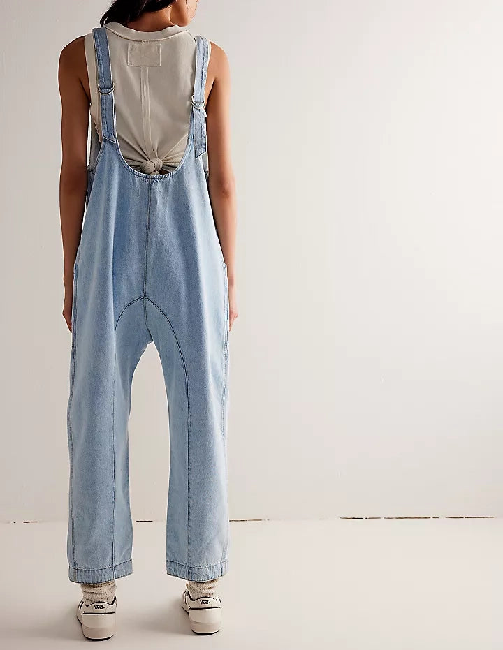 High Roller Denim Jumpsuit