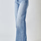 Crossover Wide-Leg Jeans