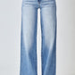 Crossover Wide-Leg Jeans