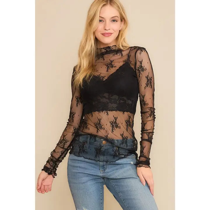 Now And Then Lace Top