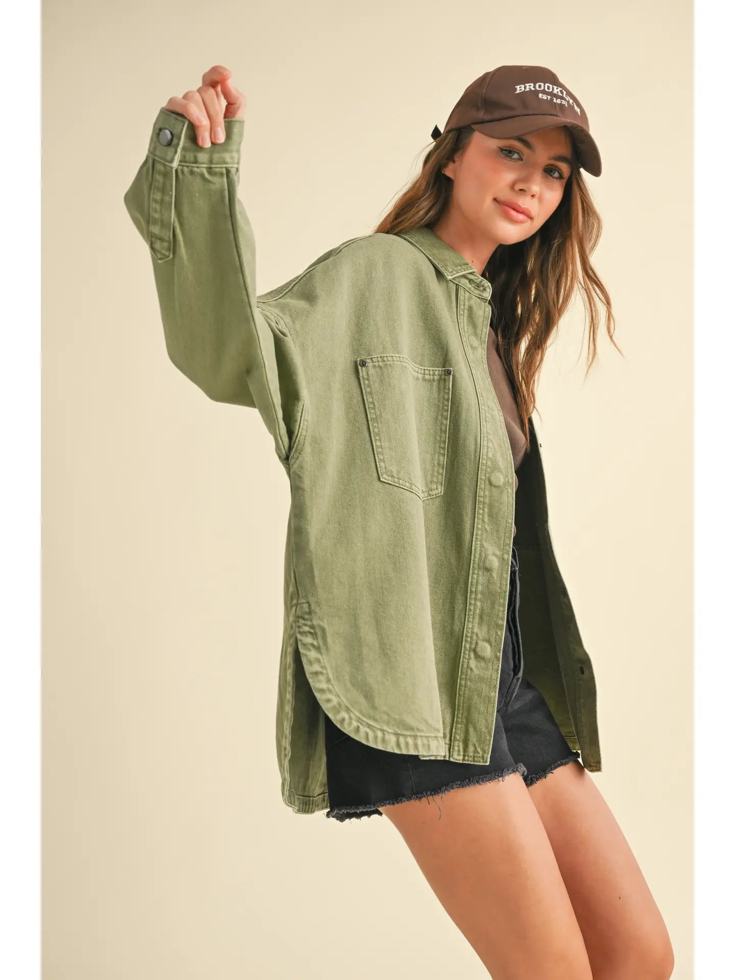 Shelly Denim Button Up