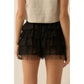 Ruffle Lace Shorties (Black)