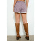 Plaid Ruffle Shorts
