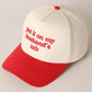 Put It On My Husband's Tab Trucker Cap