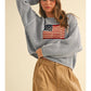 American Flag Knit Sweater (Blue)
