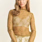 Now And Then Lace Top (olive)