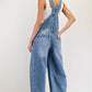 Denim Barrel Overalls