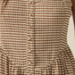 Gingham Fit-and-Flare Romper