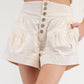 Bone Button Down Shorts