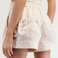 Bone Button Down Shorts