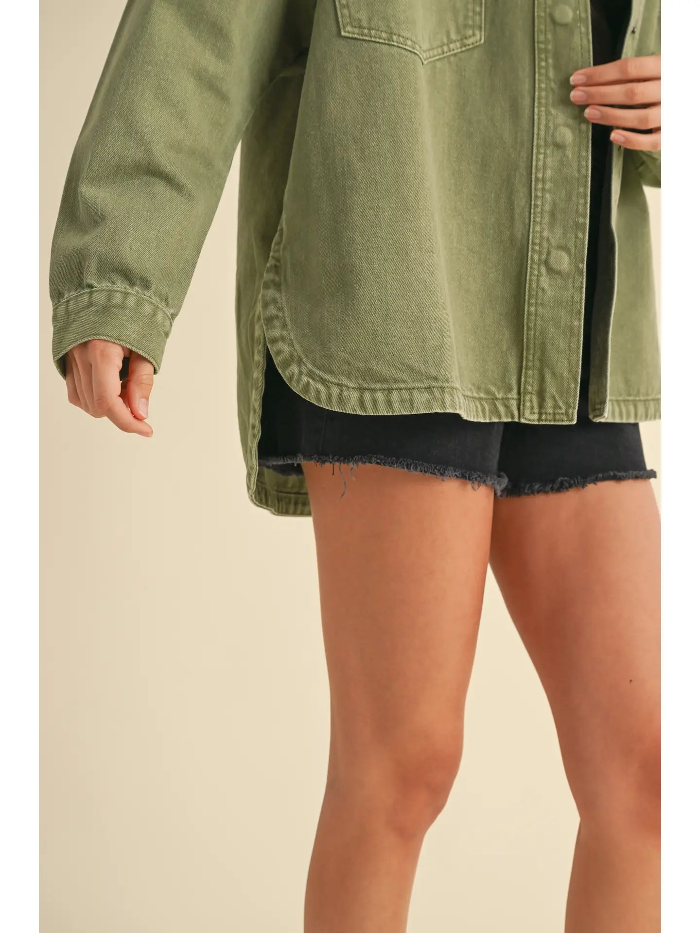 Shelly Denim Button Up