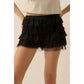 Ruffle Lace Shorties (Black)