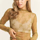 Now And Then Lace Top (olive)