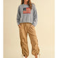 American Flag Knit Sweater (Blue)