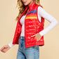 Free Nation Puffer Vest (Red)