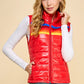 Free Nation Puffer Vest (Red)