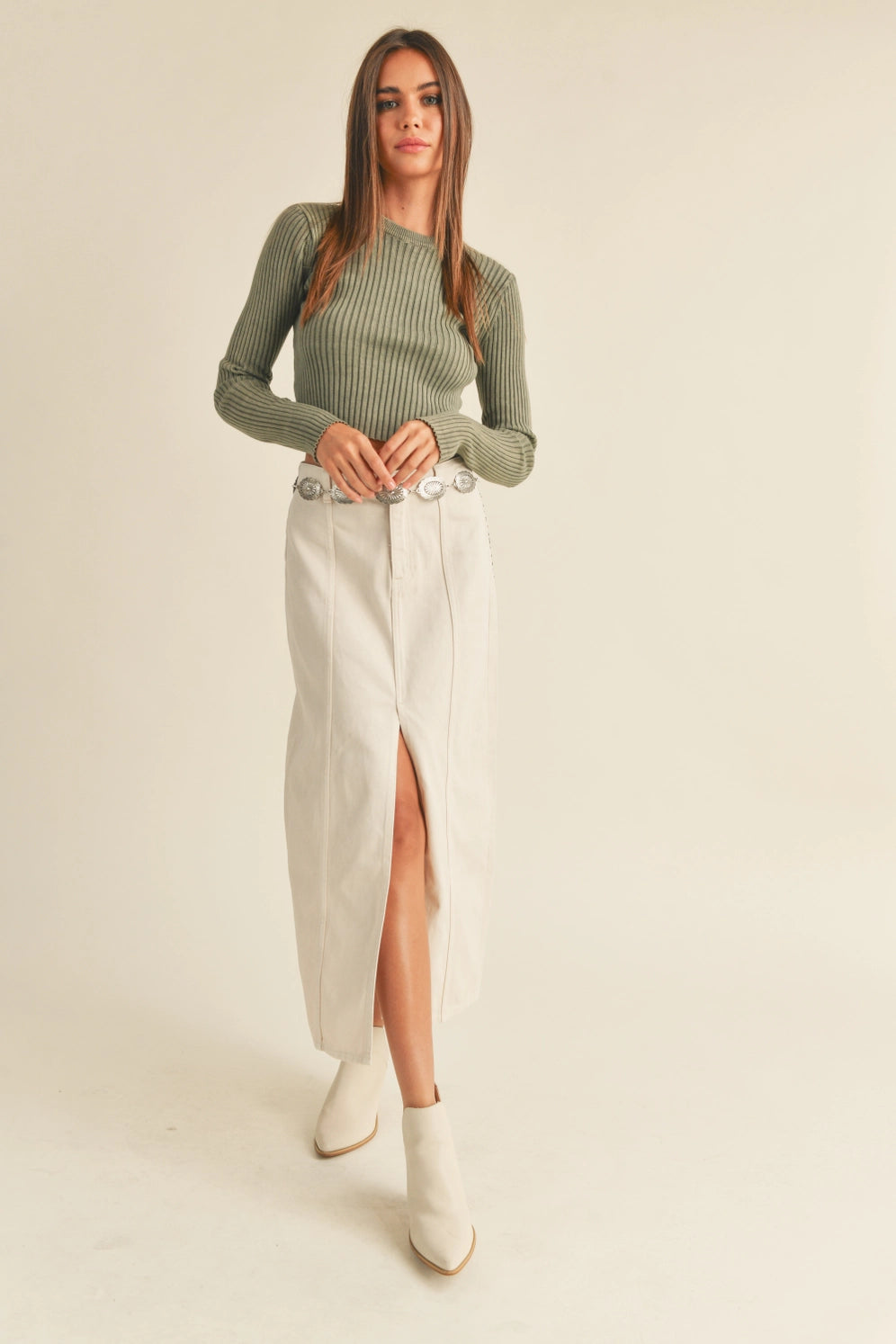 Silver Springs Denim Skirt