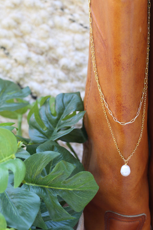 Gone Coastal Layered Necklace